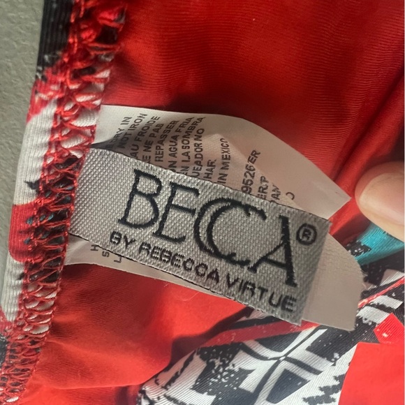 Becca Bikini Set sz Small Aztec Southwestern Pattern Coastal Cowgirl Hipster - Picture 7 of 12